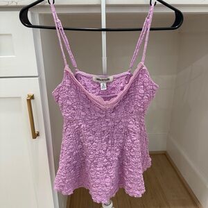Urban Outfitters Purple Lace Top